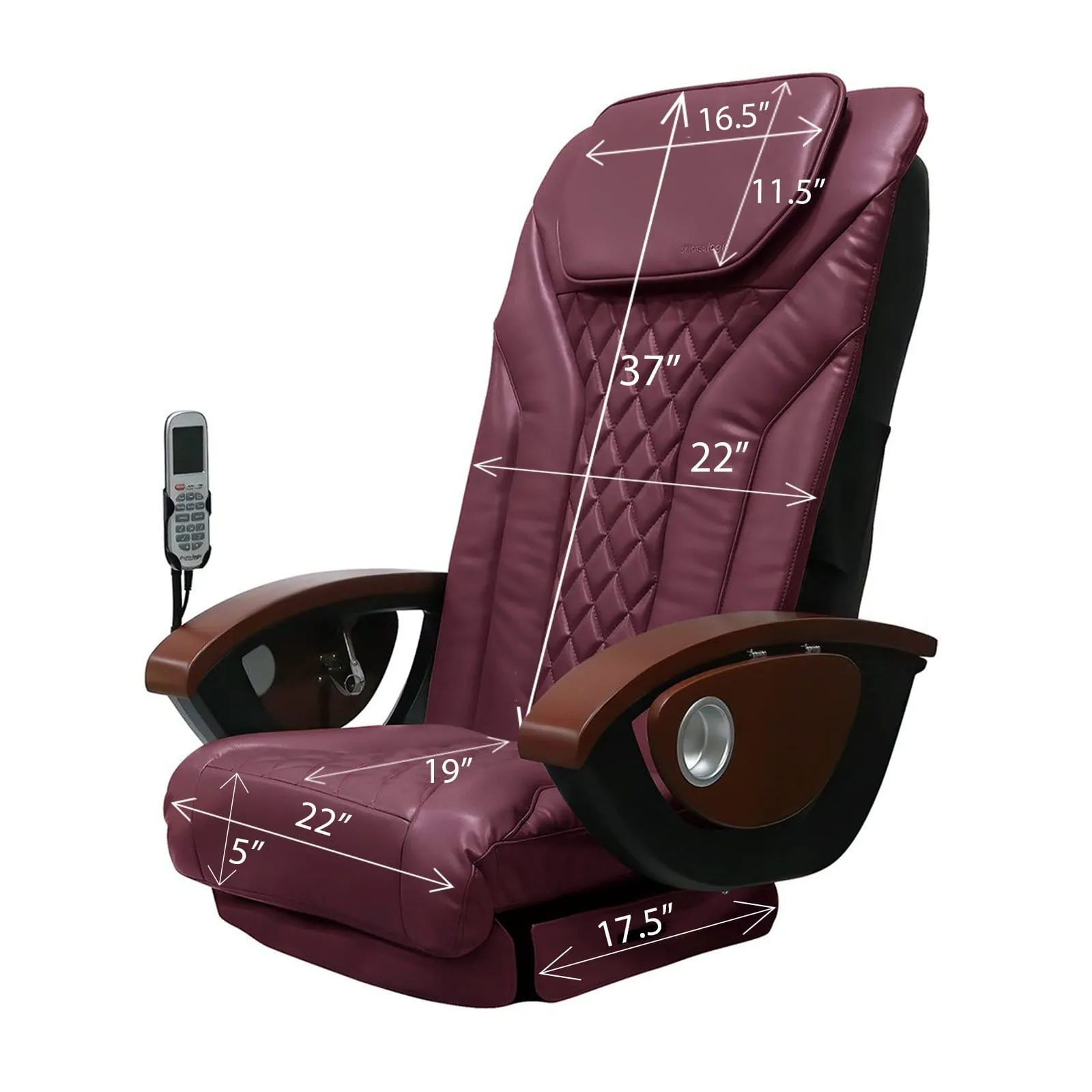 Shiatsulogic Pedicure Massage Chair Cushion Cover Set - EX-R (cover set only, w/o chair)