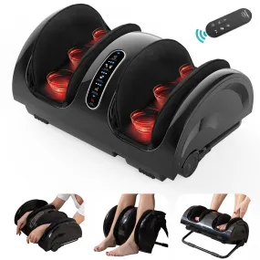 Snailax Shiatsu Foot and Calf Massager with Heat for Plantar Fasciitis, Neuropathy, Improve Circulation, with Remote Control - SL-598RC