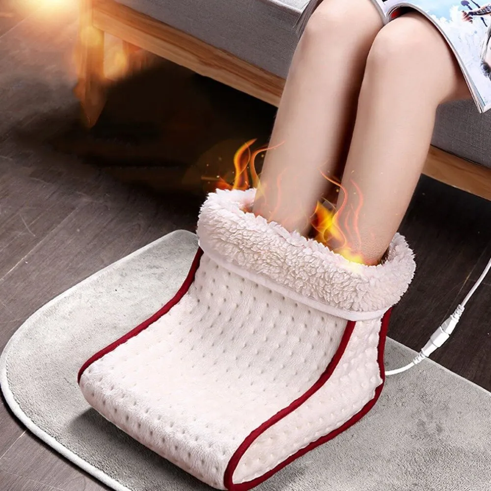 Super Cozy Electric Heat Feet Warmer with 5 Modes Heat Settings for Feet Care