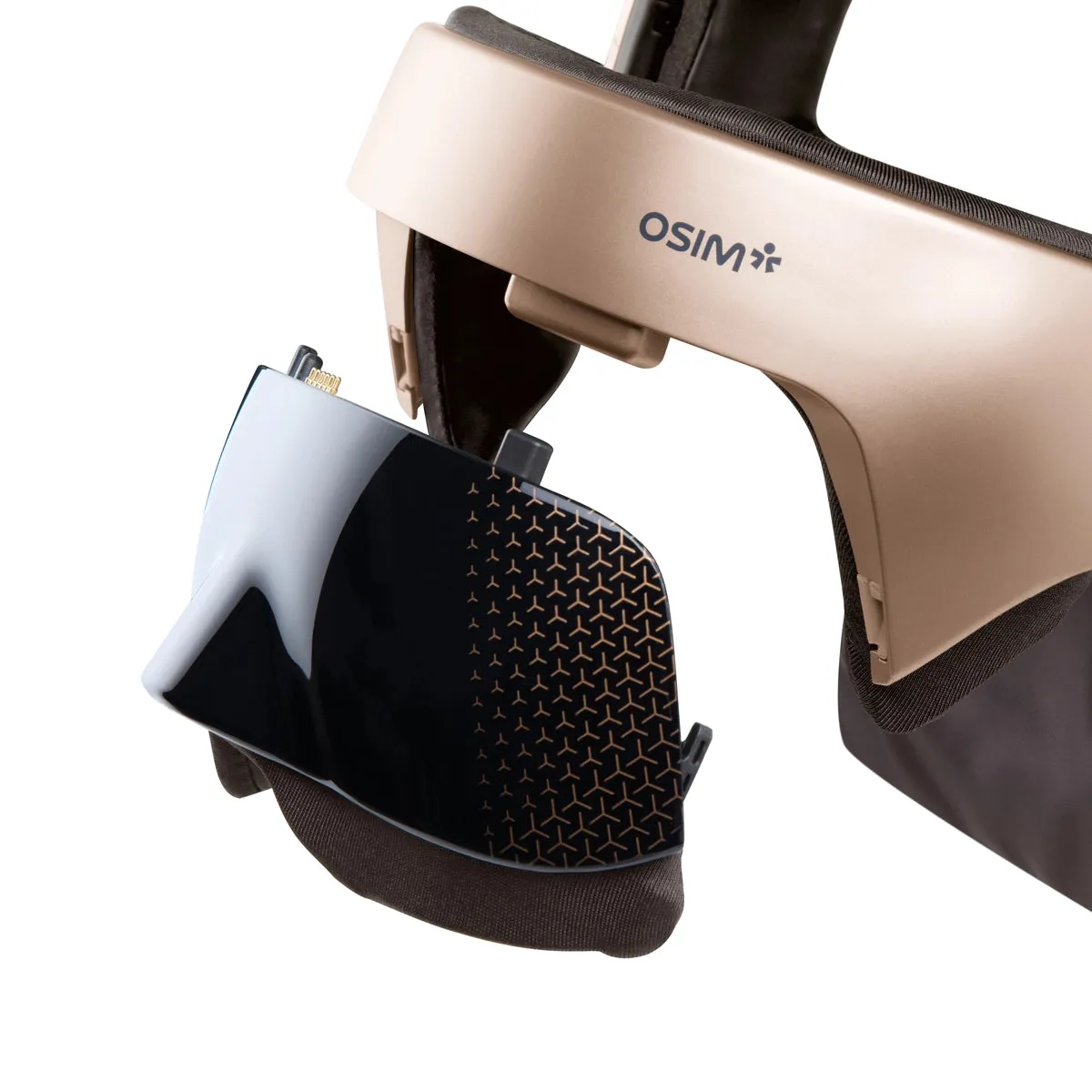 uCrown Smart Head Massager by OSIM Champagne Gold