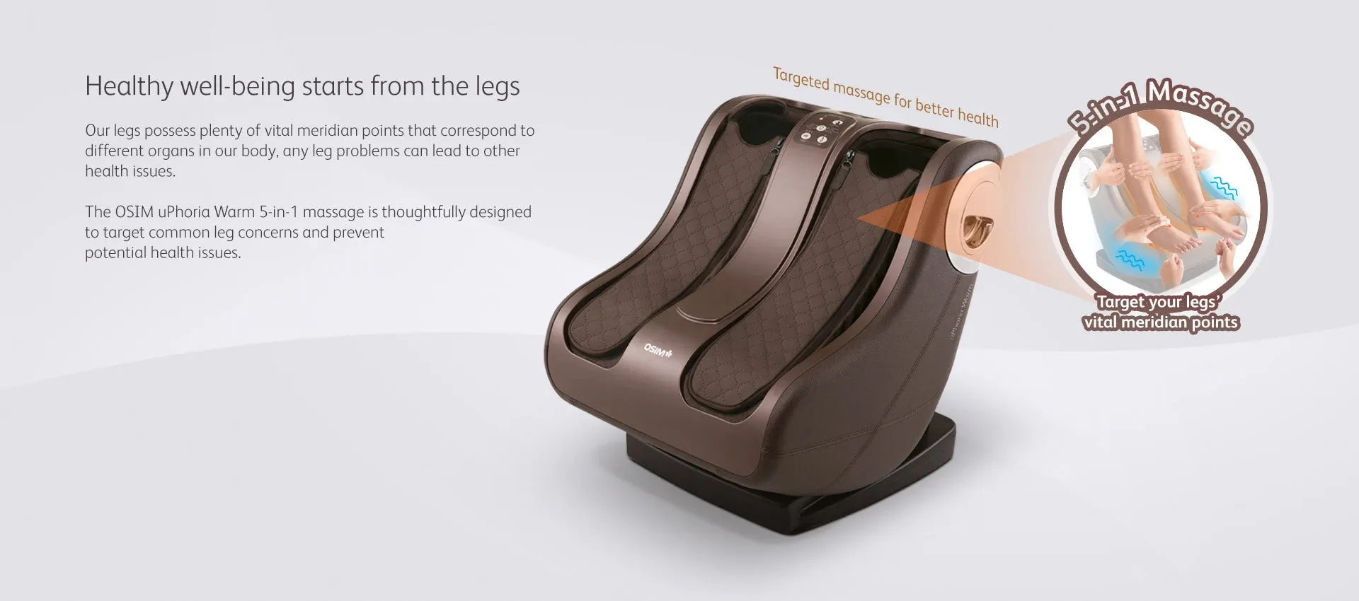 uPhoria Warm Leg Massager by OSIM