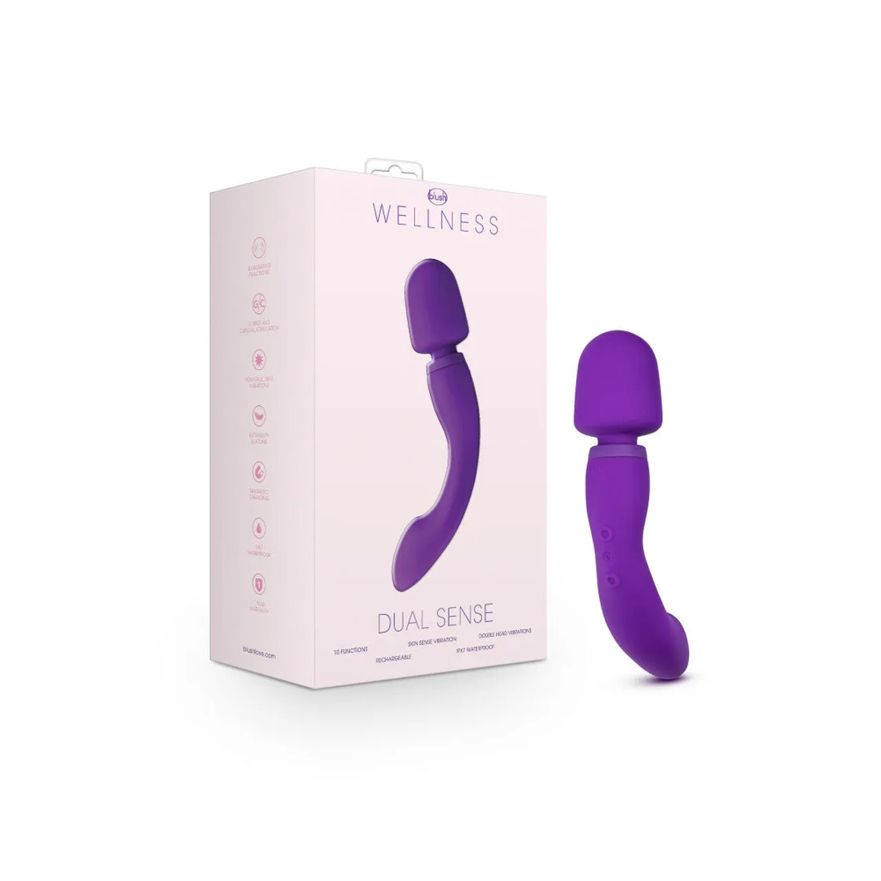 Wellness Dual Sense 2-in-1 Wand Vibrator