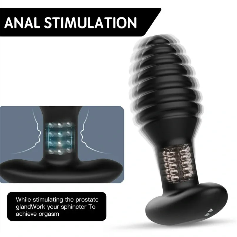 Wireless Remote Control Rotating Prostate Massager