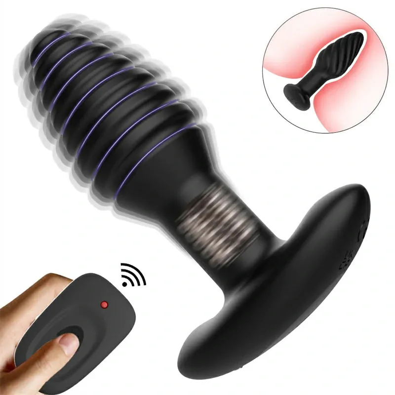 Wireless Remote Control Rotating Prostate Massager