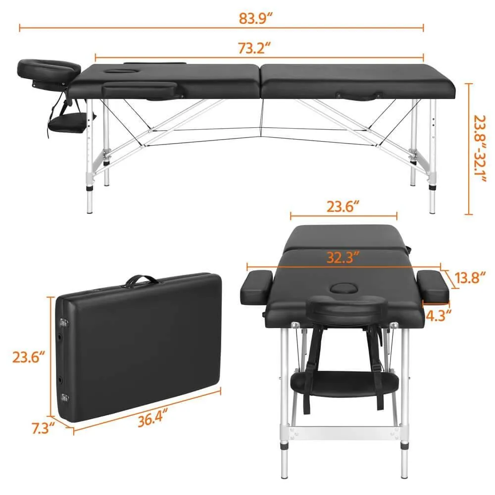 Yaheetech Portable Massage Bed 84inch